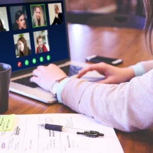 video conference, skype, webinar